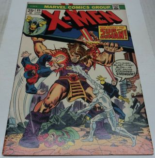 X - Men 89 (marvel Comics 1974) Reprints X - Men 41 Origin & 1st App Grotesk (fn -)