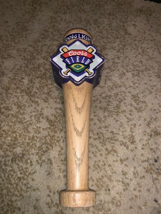Coors Light Coors Field Baseball Bat Tap Handle