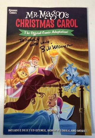Mr.  Magoo’s Christmas Carol Airwave Comics Signed By Bill Morrison H6