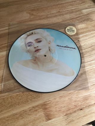 Madonna - The Look Of Love - 12 " Vinyl Picture Disc Limited Edition 1987 W8115tp