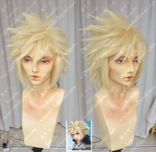 Final Fantasy Vii Cloud Strife Anime Costume Cosplay Wig (need Styled),  Track