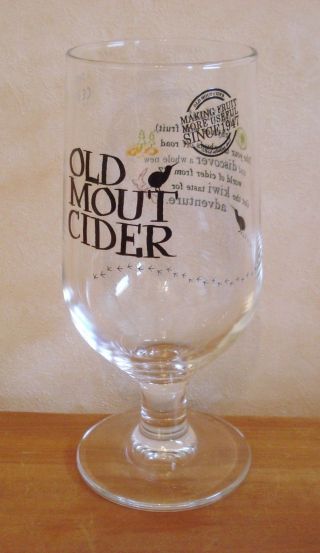 Old Mout Cider Beer Pint Glass Pub Home Bar Man Cave & Ce Stamped