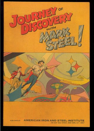 Journey Of Discovery With Mark Steel Nn Neal Adams Art Giveaway Comic 1968 Vg -