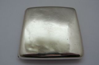 1914 - SOLID SILVER - SAMPSON MORDAN - CIGARETTE & CARD CASE - 115.  5 grams 3