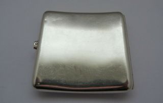 1914 - SOLID SILVER - SAMPSON MORDAN - CIGARETTE & CARD CASE - 115.  5 grams 4