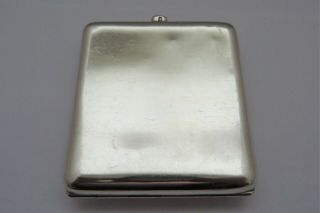 1914 - SOLID SILVER - SAMPSON MORDAN - CIGARETTE & CARD CASE - 115.  5 grams 7