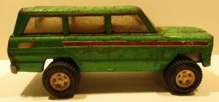 Rare Vintage Green Tonka Red Jeep Wagoneer 1960 