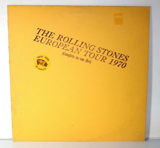 Rolling Stones European Tour 1970 Red Colored Vinyl Lp Tmoq Trademark Of Quality