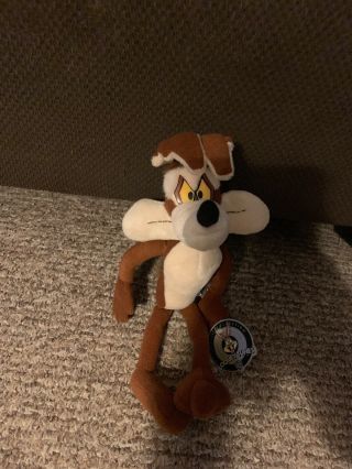 Vintage Looney Tunes Wile E Coyote Plush Toy Doll 15 