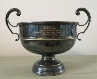 Very Large 1962 Vintage Silver Plate Trophy,  Loving Cup,  Trophies,  Trophy