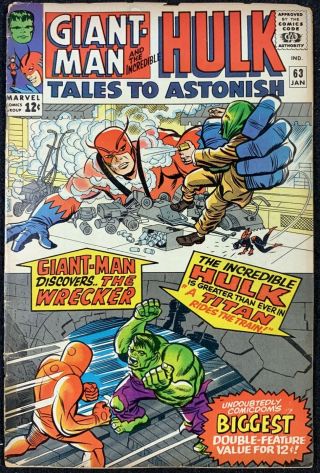 Tales To Astonish (1959) 63 Gd (2.  0) Leader Origin Continued