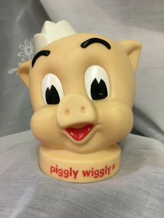Rare Vintage 1980s Piggly Wiggly Grocery Store Advertising Promotional Bank Nm