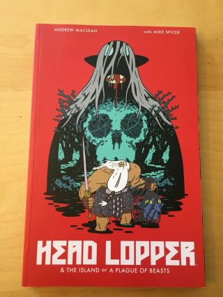 Head Lopper & The Island Or A Plague Of Beasts,  Signed Sketched Andrew Maclean