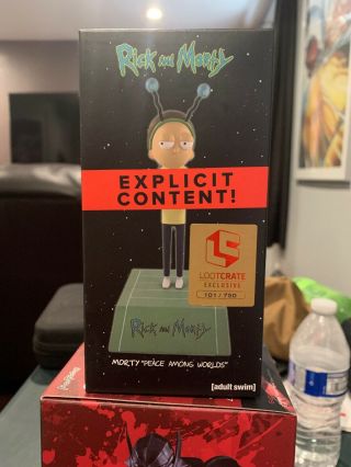 Sdcc 2019 Loot Crate Rick And Morty “peace Among Worlds” Limited Exclusive