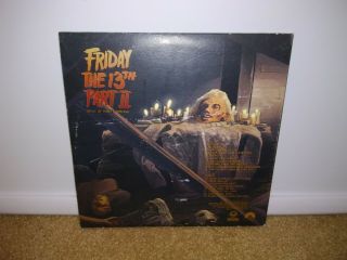 FRIDAY THE 13TH Part II 2 Soundtrack LP JASON SACK Colored VINYL Waxwork Records 2