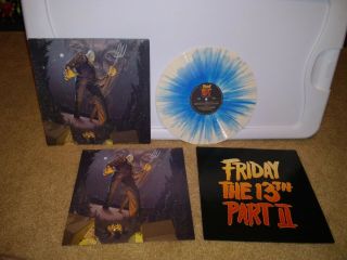 FRIDAY THE 13TH Part II 2 Soundtrack LP JASON SACK Colored VINYL Waxwork Records 4