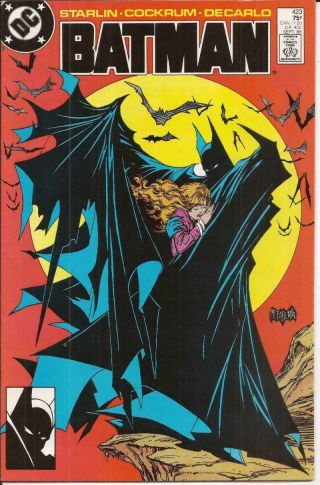 Dc Batman 423 Todd Mcfarlane Cover 1st Printing Starlin Cockrum Decarlo