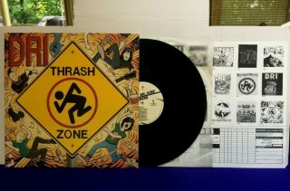 D.  R.  I Dirty Rotten Imbeciles Thrash Zone Orig 1989 Metal Blade Thrash Nm Rare