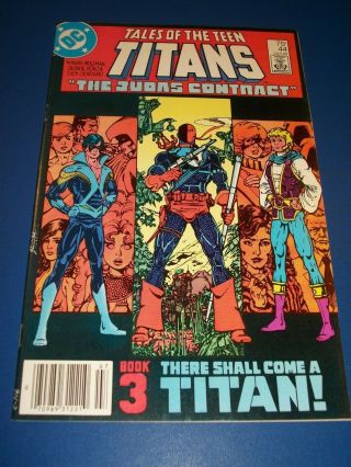 Tales Of The Teen Titans 44 Hot Key Vf,  Beauty Newsstand Variant 1st Nightwing