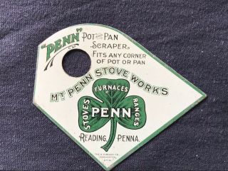 Penn Pot & Pan Scraper Potscraper Mt Penn Stove Reading Pa