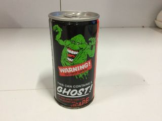 Vintage 1989 Coca Cola Ghostbusters Ghost In A Can Steel Can