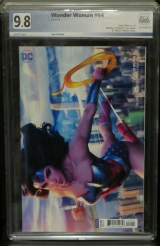 Dc Comics Wonder Woman 64 Artgerm Variant Pgx 9.  8