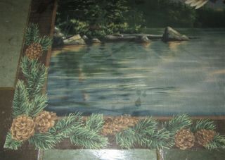 James Hautman Cranston Fabric Panel Soaring Eagle Backdrop 35 x 44 3