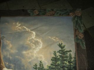 James Hautman Cranston Fabric Panel Soaring Eagle Backdrop 35 x 44 5