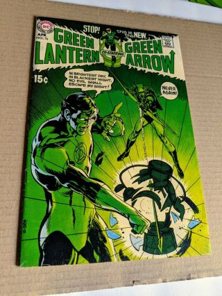 Green Lantern 76 Dc Comics Fn/vf Neal Adams 1970