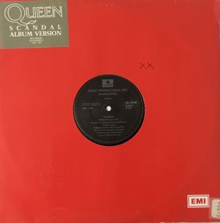 Queen ‎– Scandal 12 " Promo Only 1989 Never Commercially Brazil Only
