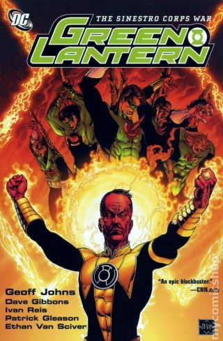 Green Lantern The Sinestro Corps War Tpb (dc) 1 - Rep 2008 Vf Stock Image