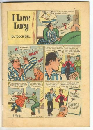 I Love Lucy 8 (Lucille Ball) Golden Age - Dell Comics VG,  {Randy ' s Comics} 2