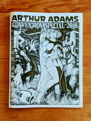 Signed Arthur Art Adams 2018 Sdcc Convention Special Sketchbook