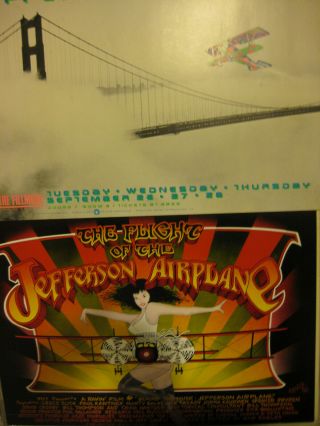 2 Jefferson Airplane Posters - Flight Of The Jefferson Airplane And F117 Fillmor