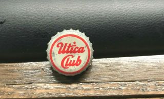Vintage Utica Club Beer Cork Bottle Cap / Crown West End Brewing Co Utica Ny