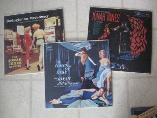 Jonah Jones Set Of (3) Near Cndtn Orgnl Vintage 1950 