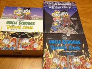 Walt Disney Uncle Scrooge And Donald Duck Don Rosa Library Vol.  5&6 Hard Backs