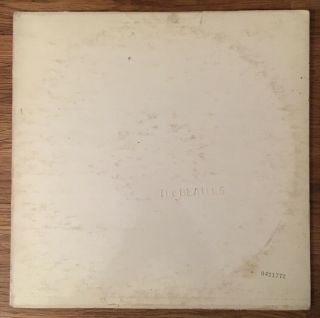 The Beatles White Album Numbered Swbo 101 Embossed Vinyl Lp Orig Record