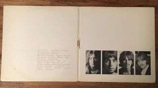 The Beatles White Album Numbered SWBO 101 Embossed Vinyl LP Orig Record 3