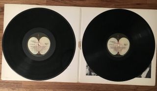 The Beatles White Album Numbered SWBO 101 Embossed Vinyl LP Orig Record 8
