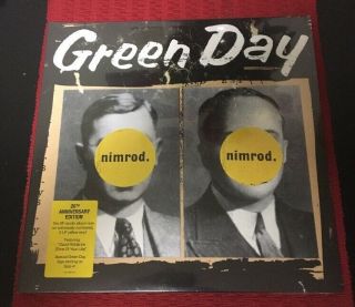 Green Day Nimrod 20th Anniversary Edition 2 - Lp Yellow Limited Numbered Vinyl