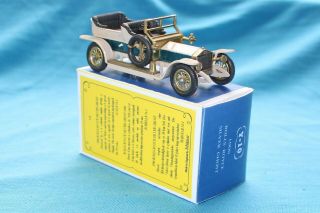 Matchbox Yesteryear Y10 - 3 Rolls Royce Silver Ghost (1906) - Code 3 (d01)