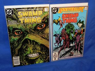 Swamp Thing 49 & 50 1986 1st Justice League Dark Prototype Team Appearance Vf,