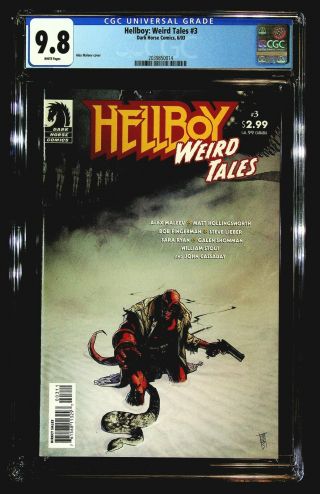 Hellboy: Weird Tales 3 Cgc 9.  8 Maleev Cassaday Abe Sapien Liz Sherman