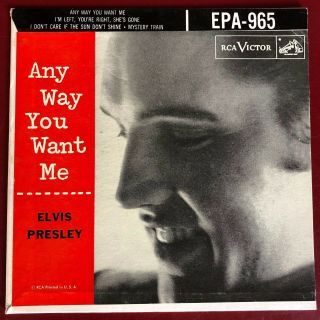 Elvis Presley Any Way You Want Me Rca 965 Ep.  Sleeve Only.  No Record