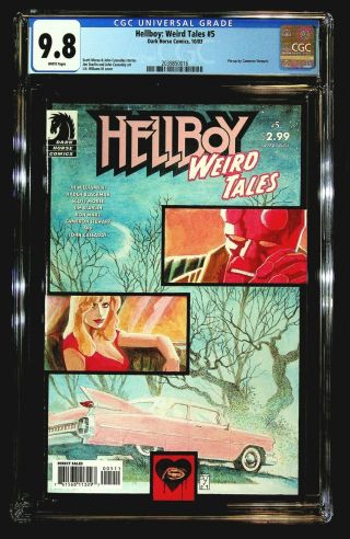 Hellboy: Weird Tales 5 Cgc 9.  8 Morse Cassaday Starlin Marz Abe Sapien Goatman