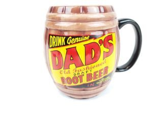 Dad ' s Barrel Mug Drink Dad ' s Old Fashioned Draft Root Beer,  Ceramic Cup 2