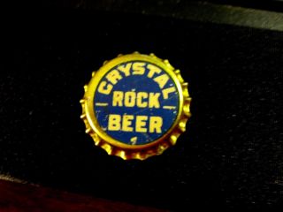 Vintage Crystal Rock Beer Cork Bottle Cap / Crown Cleveland Sandusky Oh