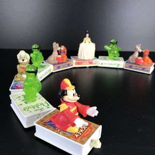 Mcdonalds Happy Meal Toys 1998 Disney Characters Train Set Of 8 Mickey Pocahonta