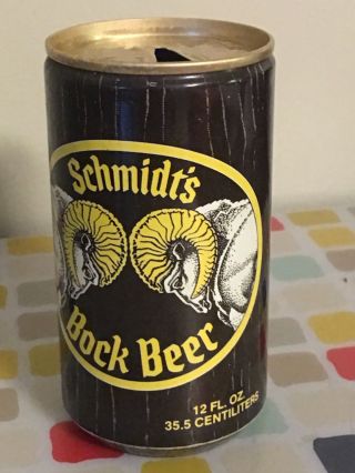 Schmidt ' s Bock Beer 12 oz flat top - C.  Schmidt & Sons,  Inc. ,  Philadelphia,  PA. 3